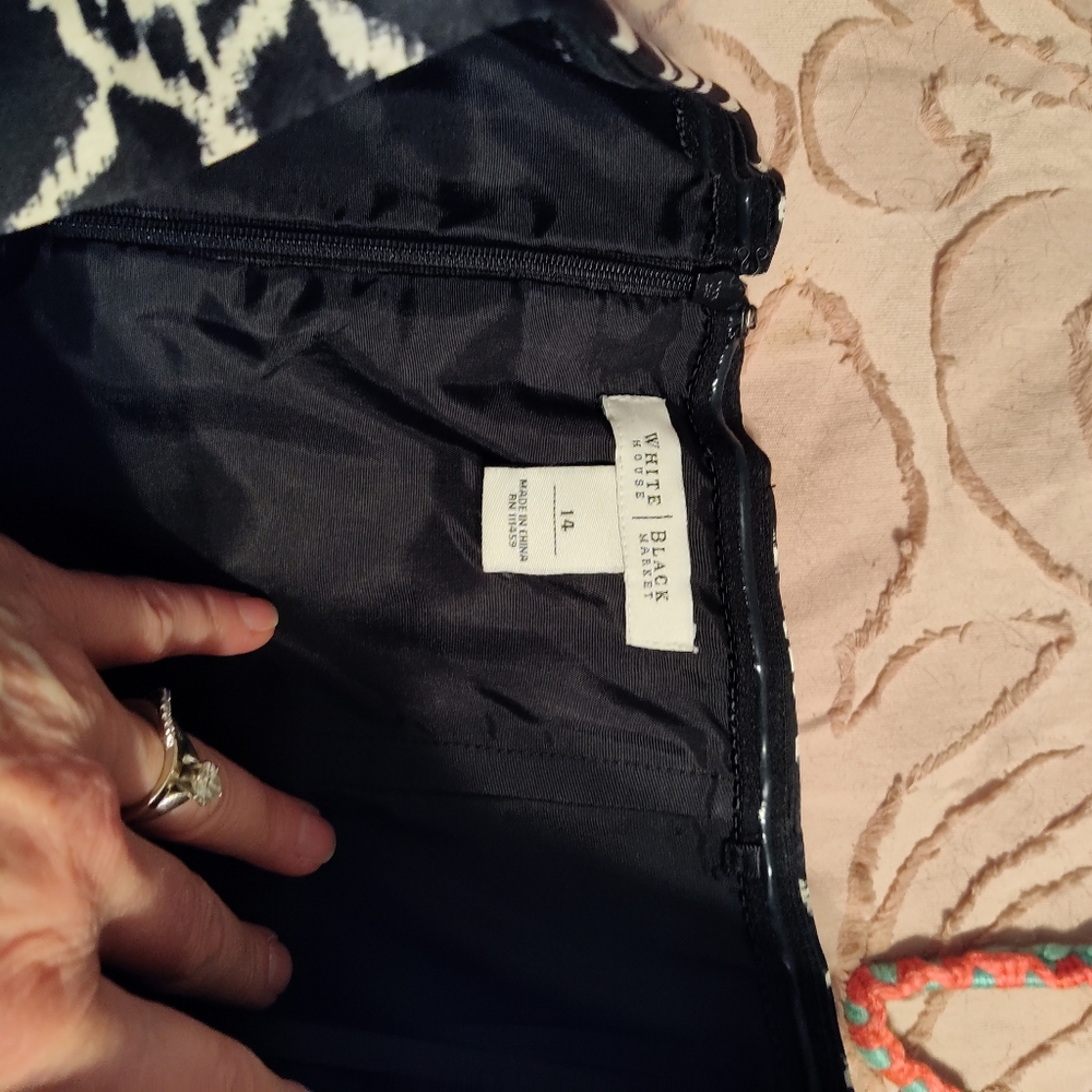 100% silk WHBM strapless dress - Picture 6 of 11